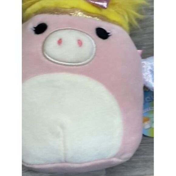 Squishmallow 5” PANDORA the Alicorn  Pink Plush Kelly Toys Squish-Doos NEW - Picture 4 of 8